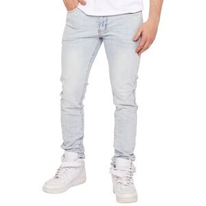 Wamea Ultra Light Acid Wash Bleached Out Skinny Fit Jeans - Size 32